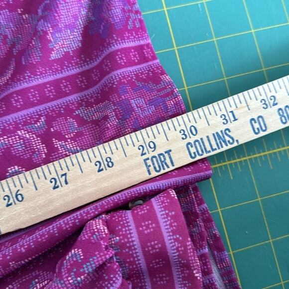 Ample Togs Pink V-Neck Women's Pullover Top Long Sleeves sz 2XL - Picture 5 of 5